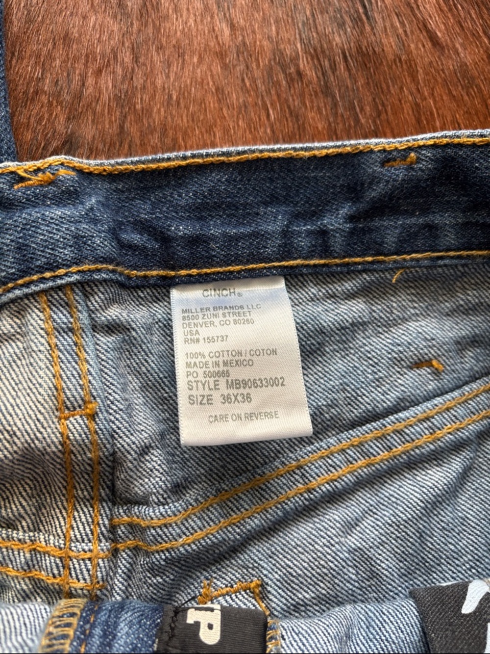 Cinch Men's Black Label Jeans - Picture 4 of 4